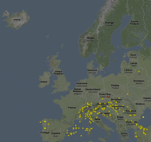 Airspace Europe  at 08:15z, April 16th